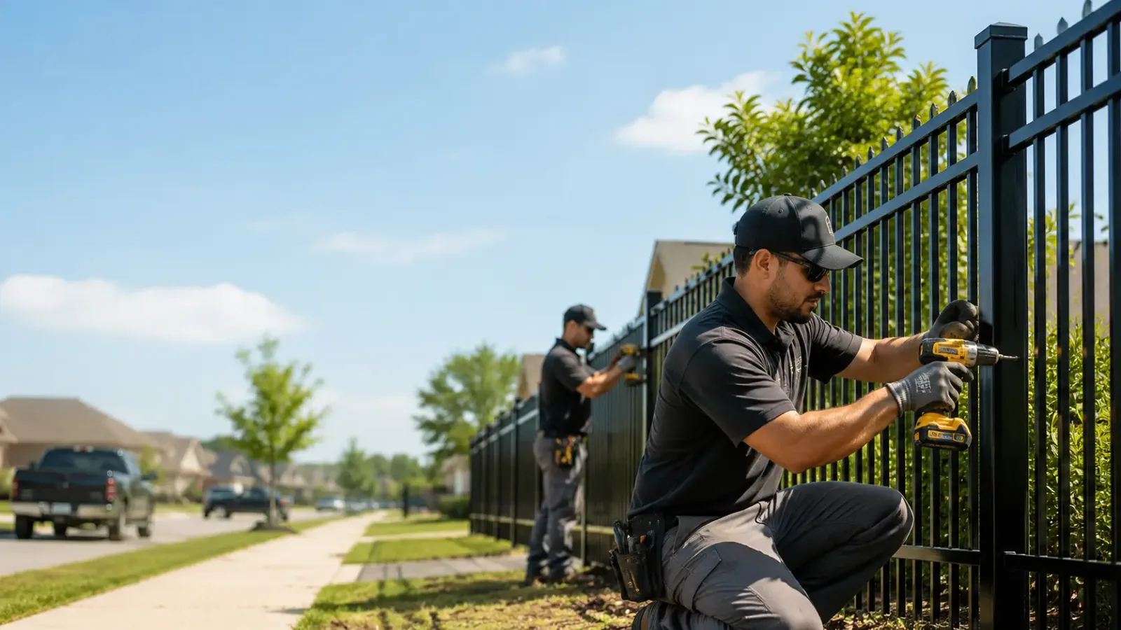 Metal Fence Installation in Saluda, VA